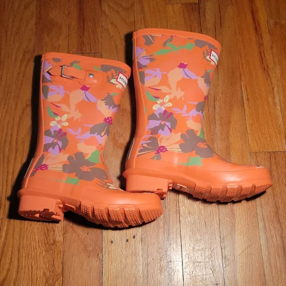 💥SALE💥Hunter Original Big Kids Rain 🌧 Boots - Picture 2 of 6
